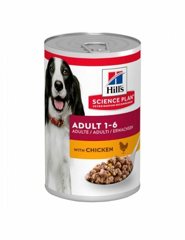 Hills Science Plan Dog Wet Food Adult With Chicken 370g