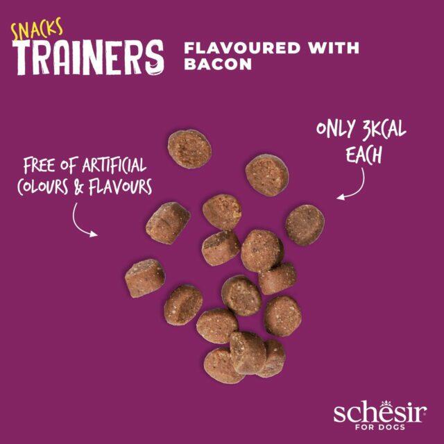 Schesir Dog Snack Training Bacon 283g - Image 3
