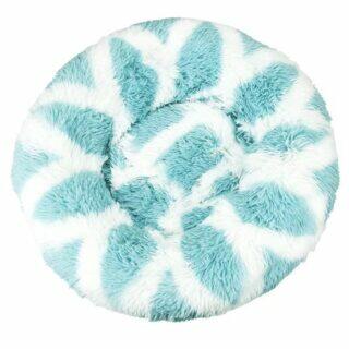 SNUGGLY PET BED WHITE &MINT