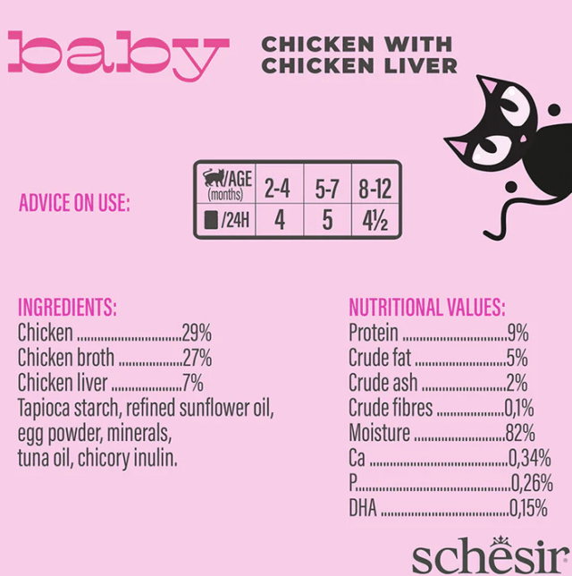 SCHESIR CHICKEN WITH CHICKEN LIVER IN MOUSSE 70G IN POUCH - Image 2