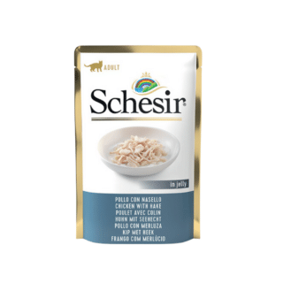 Schesir Chicken With Hake In Jelly Pouch