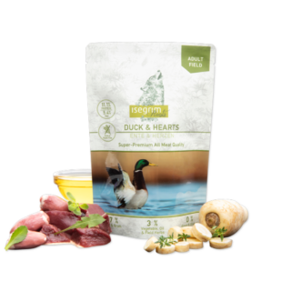 Isegrim Can Adult Duck & Hearts Pouch 410g