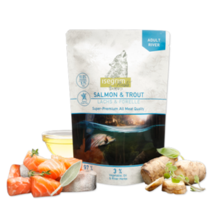 Isegrim Can Adult Salmon & Trout Pouch 410g