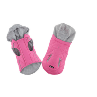 Sportive Jacket with Hood Pink