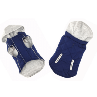 Sportive Jacket with Hood Blue