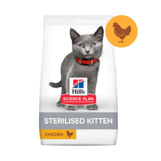 Hills Science Plan Sterilised Kitten Food Chicken
