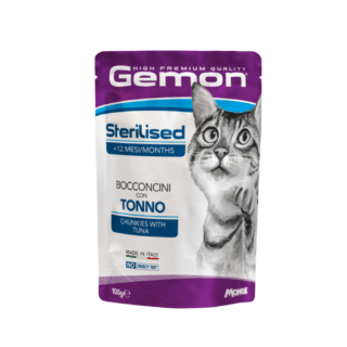 Gemon Sterilised Cat Chunkies with Tuna 100g