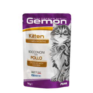 Gemon Cat Kitten Chicken Pouch 100g
