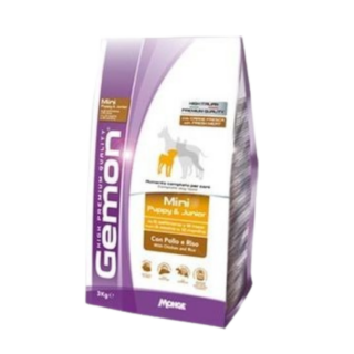 Gemon Dog Mini Puppy Junior With Chicken Rice 3Kg