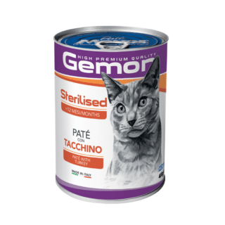 Gemon Sterilised Cat Paté with Turkey 400g