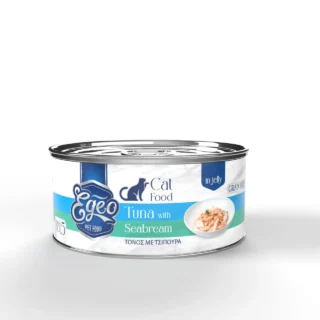 Egeo Cat Adult Wet Food Tuna with Seabream 85g