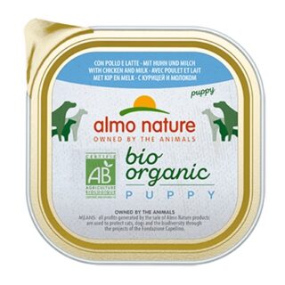 ALMO NATURE -PUP ORGANIC CHICKEN & MILK 300g