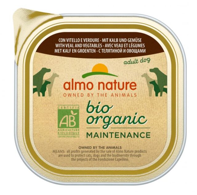 ALMO NATURE – ORGANIC VEAL & VEGETABLES 300g