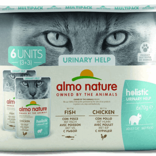 Almo Nature Multipack Urinary Fish And Chicken 6x70g