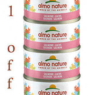 ALMO NATURE – HFC JELLY MEGA SALMON 6X70g