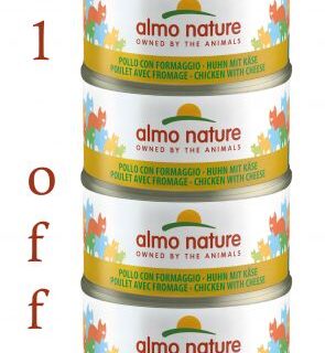 ALMO NATURE – HFC NATURAL MEGA CHICKEN & CHEESE 6X70g 5+1FREE