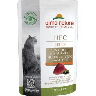 ALMO NATURE – HFC JELLY TUNA FILLET & SEAWEED 55g