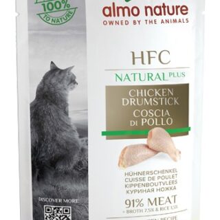 ALMO NATURE – HFC NAT. PLUS CHICKEN DRUMSTICKS 55g
