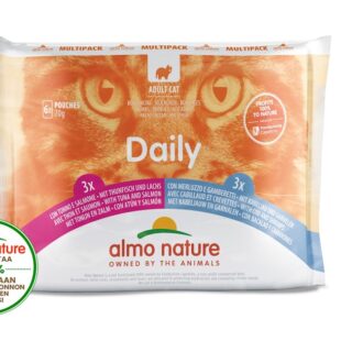ALMO NATURE – TUNA & SALM/COD & 2 SHRIM 6X70g