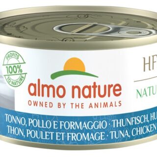 ALMO NATURE – HFC NAT. TUNA, CHICKEN & CHEESE 150g