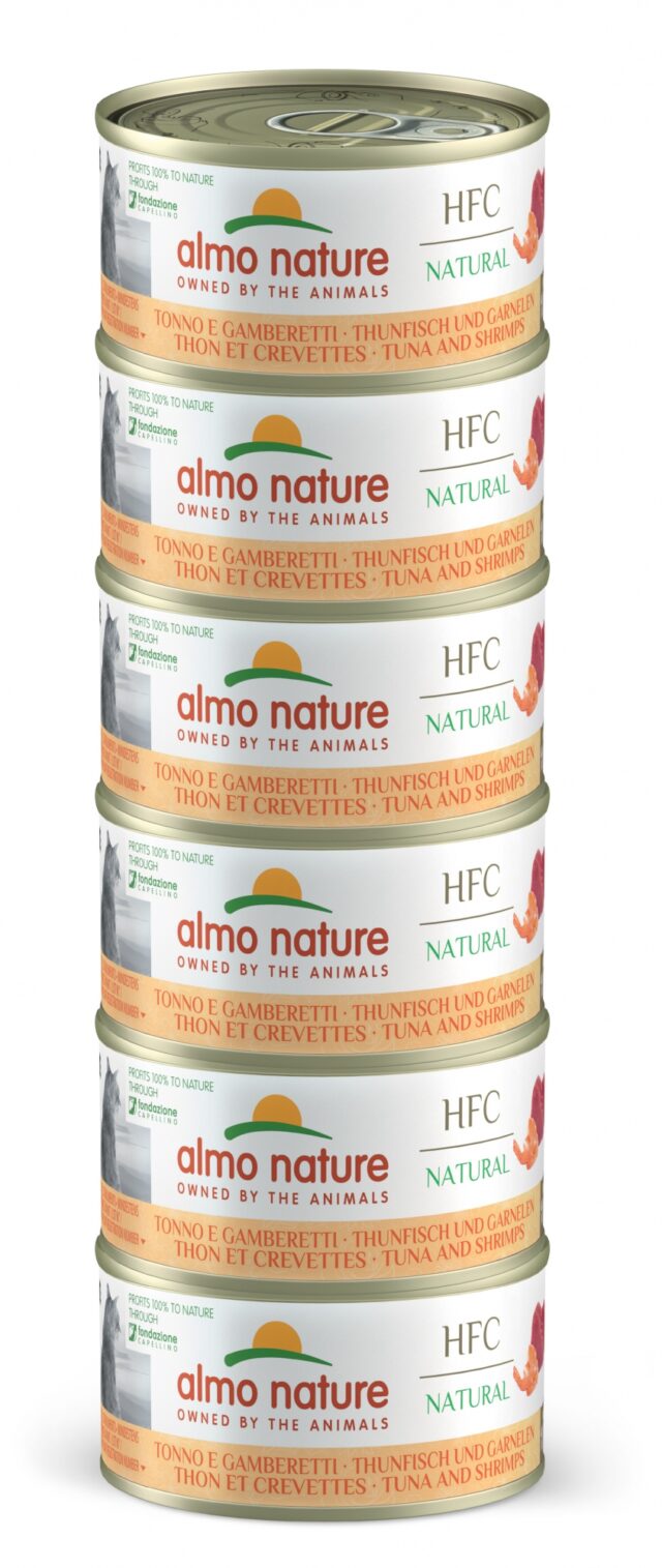 ALMO NATURE – HFC MEGA TUNA&SHRIMPS 6X70g