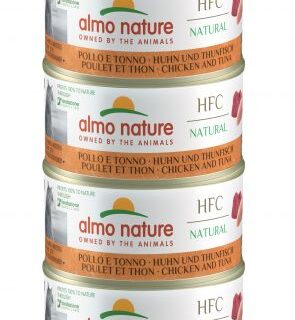 ALMO NATURE – HFC NAT. CHICKEN & TUNA 6X70g