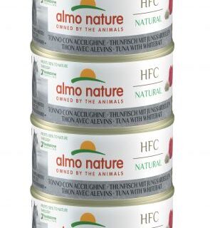 ALMO NATURE – HFC NATURAL MEGA TUNA & WHITEBAIT 6X70g 5+1 FREE