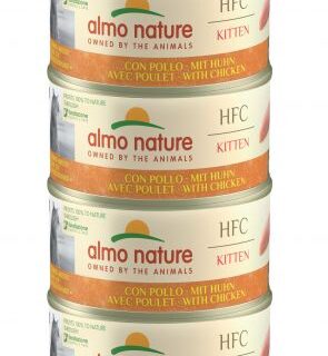ALMO NATURE – NATURAL MEGA KITTEN CHICKEN 6X70g
