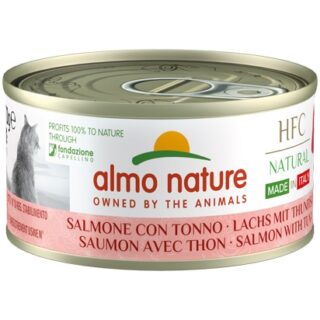 ALMO NATURE – HFC SALMON & TUNA 70g