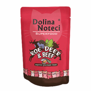 DOLINA NOTECI SUPERFOOD CAT ROE DEER AND BEEF 85GR