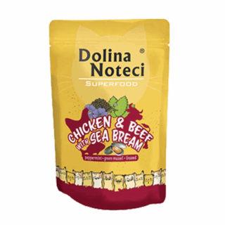 DOLINA NOTECI SUPERFOOD CAT CHICKEN, BEEF AND SEA BEAM