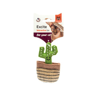 FO CAT TOY CACTUS GREEN