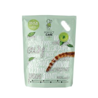 PERFECT CARE CAT SILICA LITTER GREEN APPLE 15L