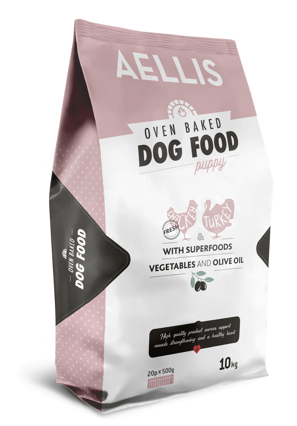 AELIS Fresh Free-Range Turkey & Chicken Puppy Food