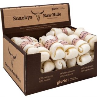 RAWHIDE CHEW FOR DOGS KNOTS 10-12CM