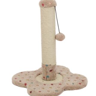 SOFT CAT TREE 33X33X45CM BEIGE