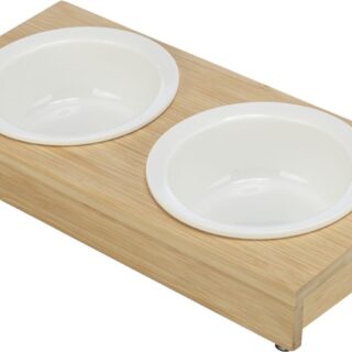 Trixie bowl set ceramic bamboo