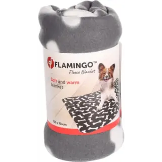 DOG BLANKET 100X70 CM GREY