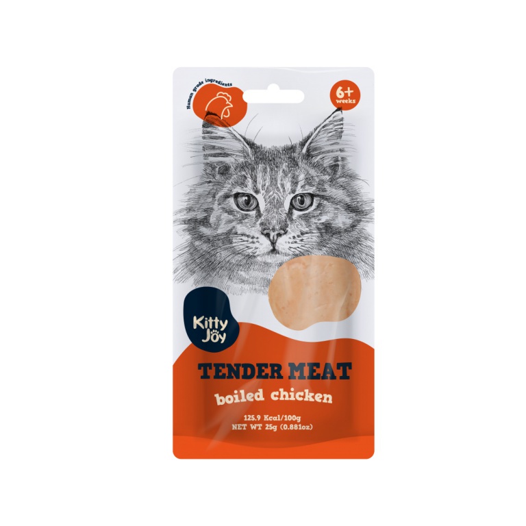 Kitty Joy Tender meat, Boiled Chicken Kitty Joy 25g