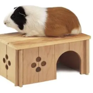 SIN 4645 WOODEN HOME FOR SMALL ANIMALS 26x17.3xh13cm