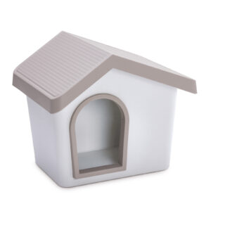 HOUSE PLASTIC FOR DOG ZEUS 50 BEIGE