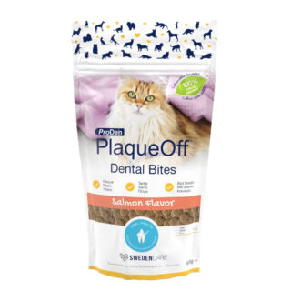 PLAQUE OFF SALMON CAT DENTAL BITES