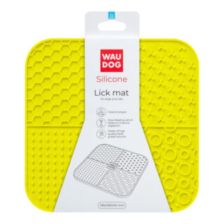 WAUDOG SILICONE LINK MAT 190x190x10 mm YELLOW