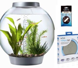 BIORB –  SILVER WITH INTELLIGENT LED LIGHT