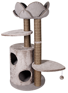 CAT SCRATCH TREE+BASKET LOTUS