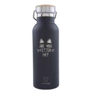 ARE YOU KITTEN ME BABOO BOTTLE 500ML BLACK