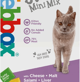 16 x CAT STICKS MINI ASSORTED 32G