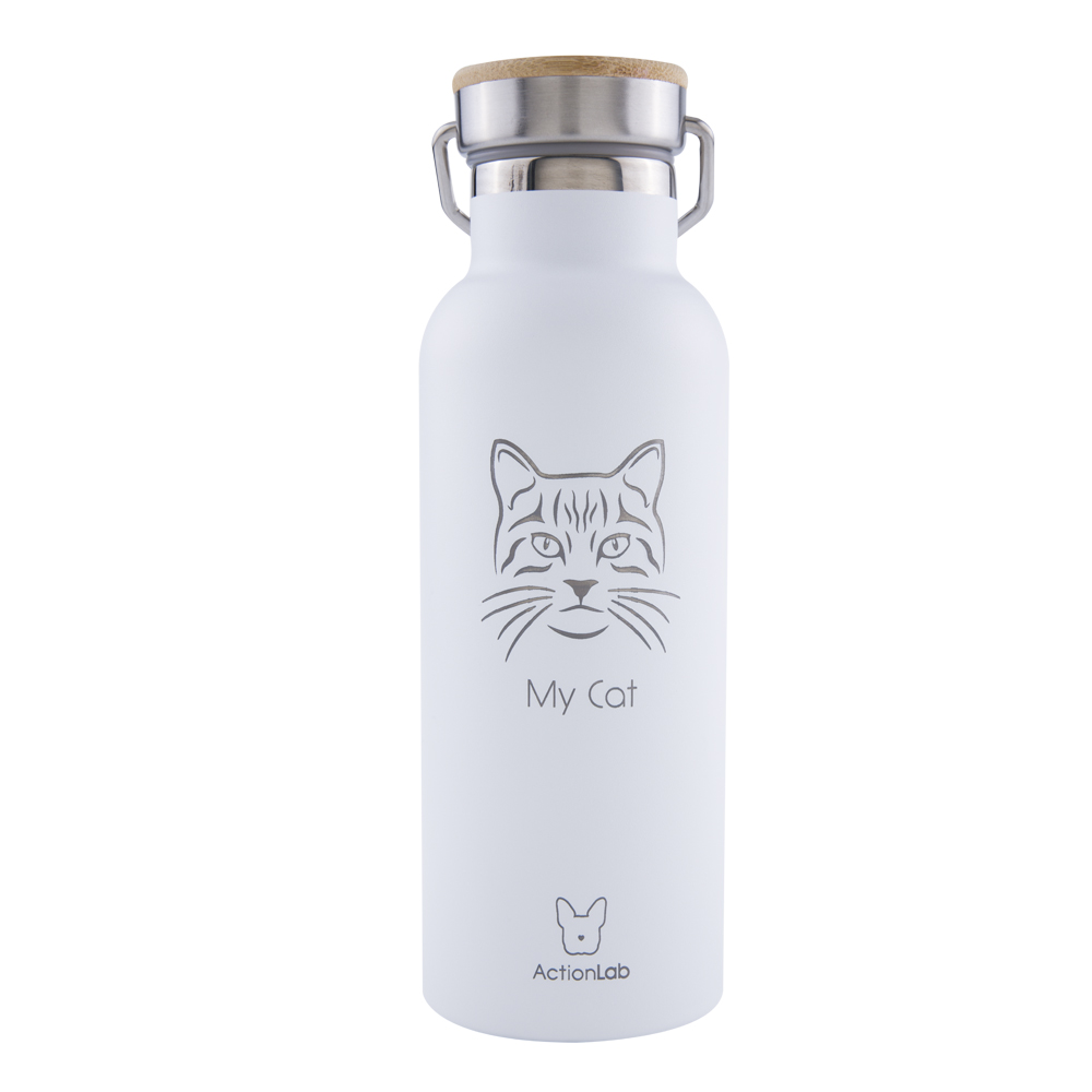 MY CAT BABOO BOTTLE 500ML WHITE