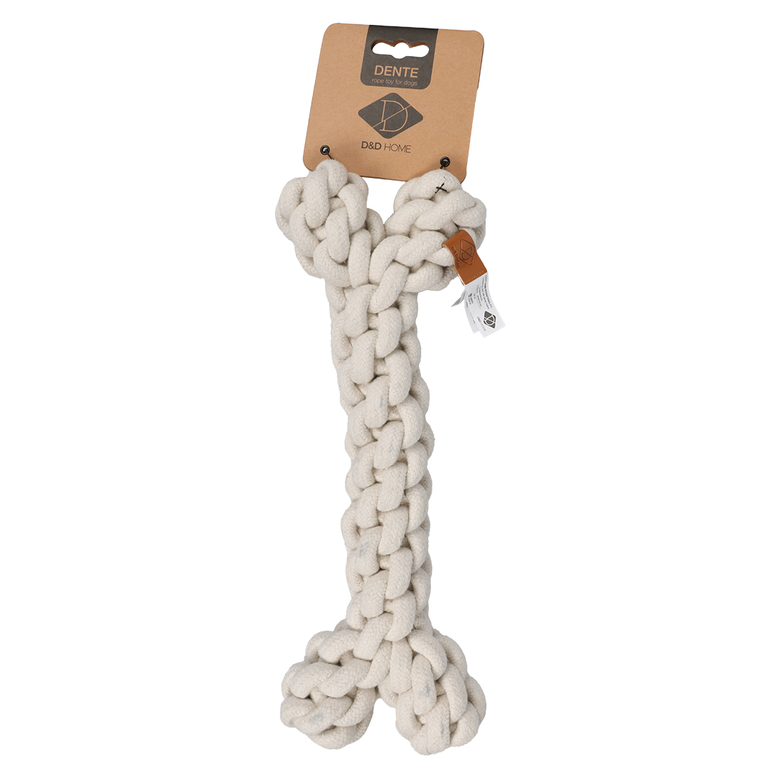 DENTE ROPE TOY L 30X10X5CM BEIGE