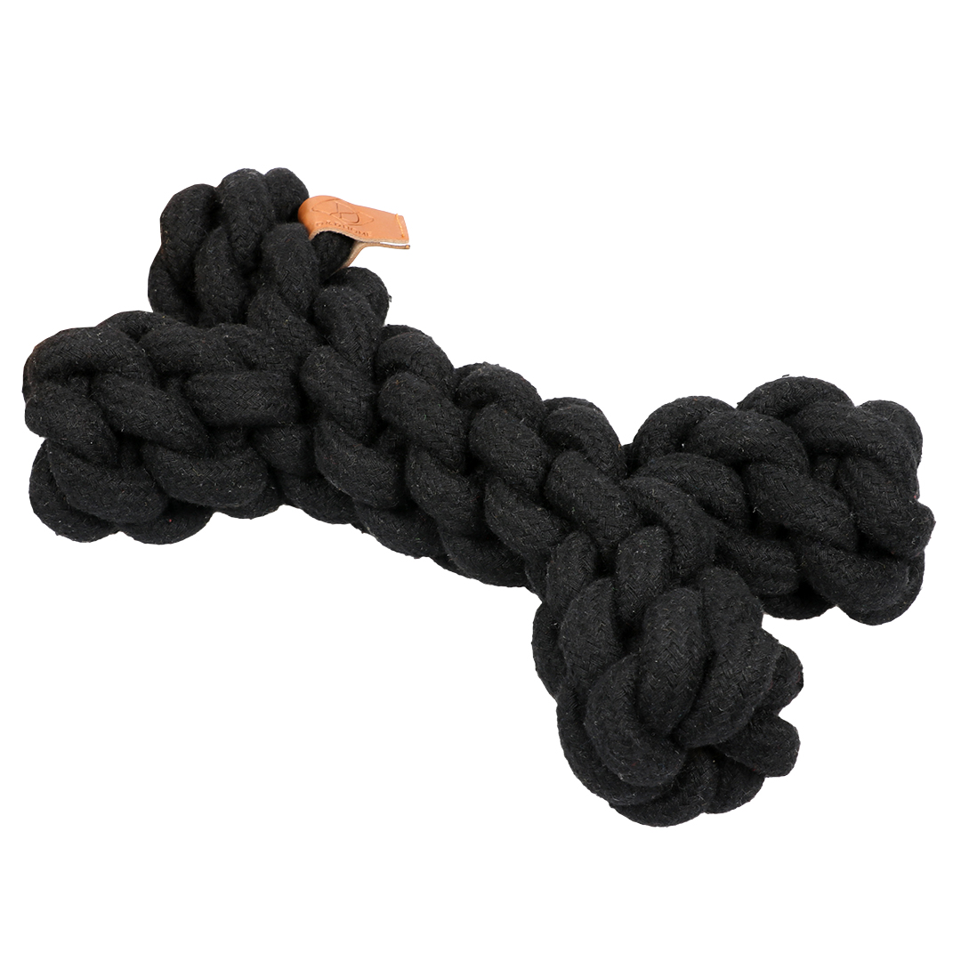 DENTE ROPE TOY S 19X10X5CM BLACK